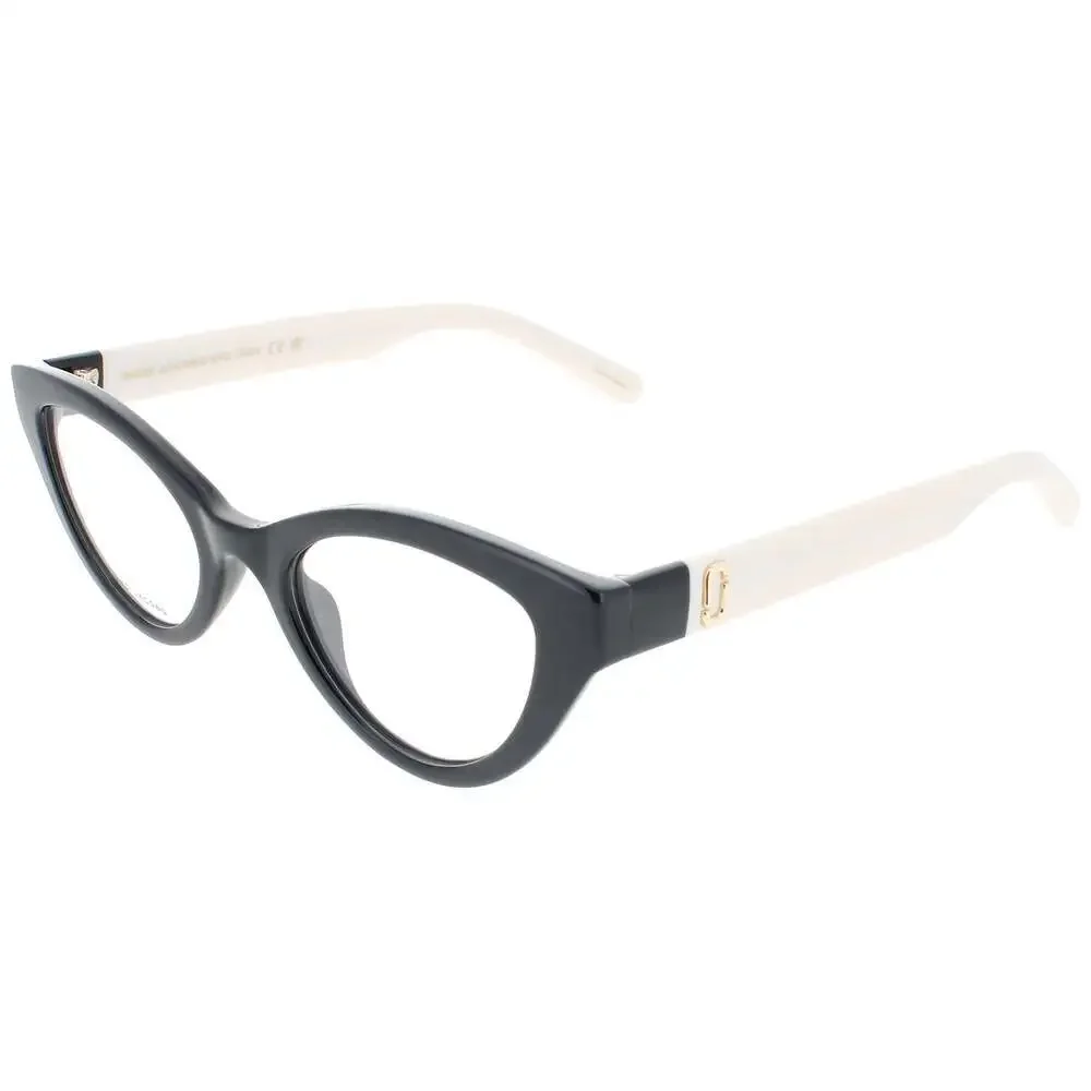 NWT Marc Jacobs MARC-651-080S-49 Black Whte 49mm Eyeglasses